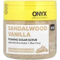 MayBeauty Sandelträ Vanilj Skummande Sockerskrubb, Sandelträ & Varm Vanilj, 453G(16 oz)