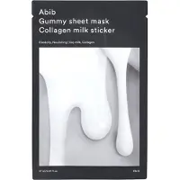 Abib Gummy Sheet Mask Collagen Milk Sticker Ansiktsmask 1 st