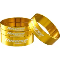 Reverse Components Ultra Light Spacer-set guld 2022 Starnuts, Spacers & Tillbehör