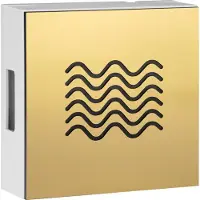 Grothe 46022 Gong 80 dBA Vit, Mässing