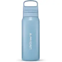 LifeStraw Go Icelandic Blue GOST-530ML-ICE Stainless Steel, water bottle with 2-stage filter, 530 ml