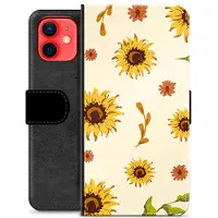 Mtp Products iPhone 12 mini Premium Plånboksfodral - Solrosor