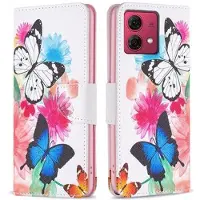 Mtp Products Motorola Moto G84 Wonder Series Plånboksfodral - Fjärilar