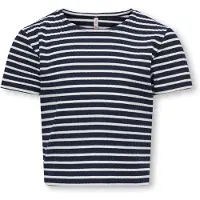 ONLY GIRLS T-shirt 'KOGNella' marinblå / vit
