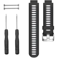 INF Garmin Forerunner 220/230/235/620/630/735XT armband Svart/Grå