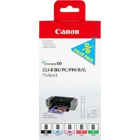 Canon CLI-8 BK/PC/PM/R/G bläckpatron 5-pack (original)