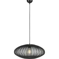 Markslöjd Takpendellampa Florence 108793, upphäng, 1x40W E27, svart