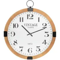 Atmosphera tyst klocka vintage, Ø 38 cm