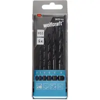 Wolfcraft borrsats för metall 8453000; 2-8 mm; 6 st.