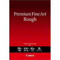 Canon Premium FA-RG1 - Bomull - grov - 21,5 mil - A3 Plus (330 x 480 mm) - 320 g/m² - 25 ark konstpapper - för imagePROGRAF PRO-1000