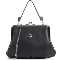 Vivienne Westwood Granny Nappa Leather Crossover väska svart