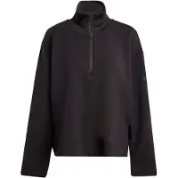 Adidas Soft Lux Sweatshirt Med Trekvartssdragkedja, storlek X-Small