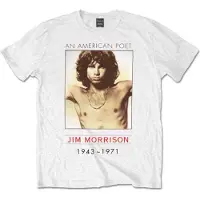 Ginza.se The Doors: Unisex T-Shirt/American Poet (White) (X-Large)