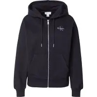Calvin Klein Jeans Cotton Terry Monogram Zip Hoodie