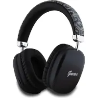 GUESS G Cube Metallic Script Logo On-Ear trådlösa hörlurar - Svart