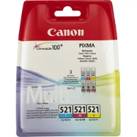 Canon CLI-521 C/M/Y bläckpatron 3-pack (original)