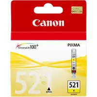 Canon Bläck CLI-521 Y Original Gul 2936B001