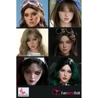 FunWest Doll Extra huvud (Silikon Original)