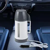 Hobbies mall Car Electric Kettle with Bottle for Outdoor Travel 12V