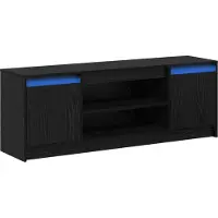vidaXL TV Enheter Svart 139,5 x 34 x 50 cm Konstruerat trä