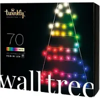 Twinkly Light Tree 2D Smart LED 70 RGBW (flerfärgad + vit), 2m Twinkly | Light Tree 2D Smart LED 70, 2m | RGBW - 16M+ färger + varmvit