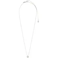 Pilgrim Halsband 'Emmett' silver / transparent