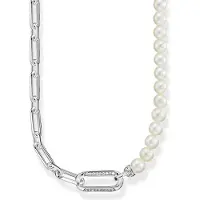 Thomas Sabo halsband links and pearls silver KE2109-167-14-L45V