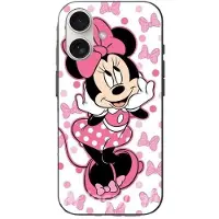 MANIACASE Coque Iphone 16 Plus Minnie Mouse rose Disney Cartoon rosa