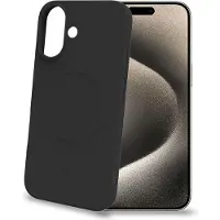 Celly Celly: Cromomag Soft rubber case MagSafe-kompatibelt iPhone 16 Svart