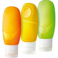 Go Travel Reseflaska i silikon 100 ml, 3-pack,