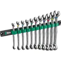 Wera 05020014001 9630 Magnetleiste 6000 Joker 1 Käft-ringspärrnyckel-set 11 delar Nyckelvidd (Metrisk) (för titel) 8 - 19 mm
