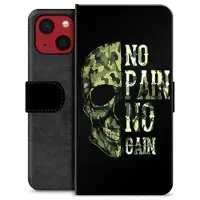 Mtp Products iPhone 13 Mini Premium Plånboksfodral - No Pain, No Gain