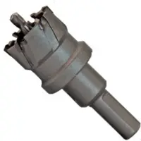 ECEF Borrkrona med skaft och centreringsborrbit TCT Inox; 23x29 mm