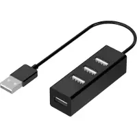 Sinox PRO USB 2.0 hub med 4 portar 0,15 m svart