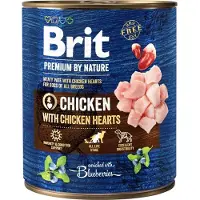 Brit Premium by Nature kyckling, hjärtan 6x800 g