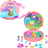 Polly Pocket PP hund-scooter set compact HWN98 WB4