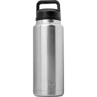 Yeti Rambler Bottle 36oz Chug Cap, Stainless Steel, thermos bottle with drinking spout, 1L