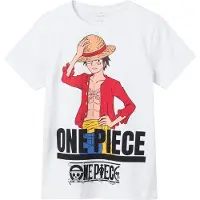 Name it T-shirt - NkmNate Onepiece - Noos - Bright White - - 7-8 år (122-128) - T-shirt
