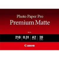 Canon A2 210g PM-101 fotopapper | Premium Matte | 20 ark