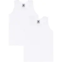 Petit Bateau Linnen / Ärmlösa T-shirts NATHAN pojkar - Vit - 5 år