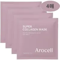 BeautyGlam Arocell Super Power Mask EX Collagen Cord Blood Mask Pack, 4 ark, 1 pack