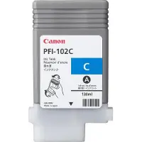 Canon PFI-102C, Blå, imagePROGRAF iPF500/iPF510/iPF610/iPF650/iPF710/iPF750, bläckstråle, 130 ml