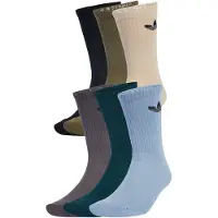 Adidas Originals Trefoil Cushion Crew Strumpor 6 Par, storlek 43-45