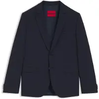 HUGO för män. 50540157 Jacka Arti marinblå (94), Casual, Parti, Klassisk, Polyester, Marino