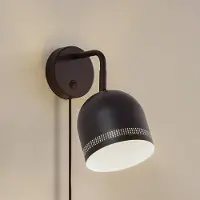 NOLA Vägglampa Oura , Svart, Sovrum, Metall, Skandinavisk, Vägglampa, vägglampa inomhus