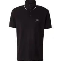 Armani Exchange för män. XM001289AF10363UC001 Skräddarsydd Polo (S), Svart, Casual, Bomull, Kort ärm