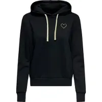 ONLY Sweatshirt 'ONLNoli' guldgul / svart