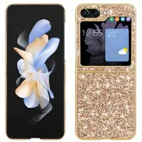 Mtp Products Samsung Galaxy Z Flip6/Z Flip7 FE Glitter Series Hybrid Skal - Guld