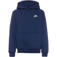 Nike Sweatshirt 'Club Fleece' marinblå / vit