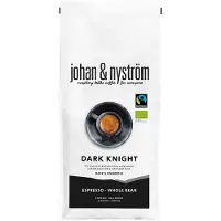 Johan & Nyström Dark Knight Ekologiska Mörkrostade kaffebönor 500g